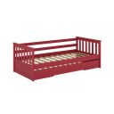 Ver imagem 2 de Bicama Infantil Mission em Madeira Maciça/MDF Vermelho