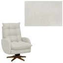 Ver imagem 2 de Poltrona de Amamentação Clarice Giro Balanço Bebê Completo: Boucle Natural