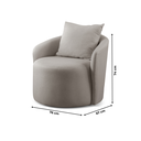 Ver imagem 6 de Poltrona Decorativa para Sala de Estar Redonda Califórnia