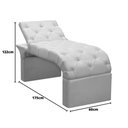 Ver imagem 3 de Maca Estofada Estética Cílios Regulável Spa Suede Ana Clara Cor:branco