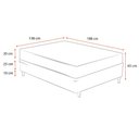 Ver imagem 2 de Cama Box Casal + Colchão de Molas Ensacadas Ortobom AirTech SpringPocket 138cm