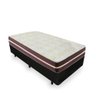 Cama Box Solteiro + Colchão de Molas Ensacadas Classic Brow Firme para 120 Kilos 88x188x60cm - 1