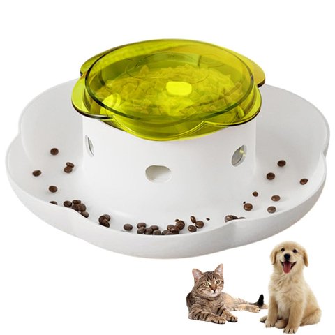 Comedouro Cao Pet Cachorro Gato Animal de Estimaçao Brinquedo Interativo Petisco Raçao Comida Recomp