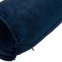 Ver imagem 3 de Almofada Rolinho Veludo Azul Marinho