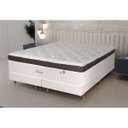 Ver imagem 2 de Conjunto Cama Box+Colchão Queen Size Mola ENSACADA Privillege158X198x74cm