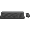 Ver imagem 1 de Teclado e Mouse sem Fio Mk470 Logitech Preto 920-009268 - Padrao Americano