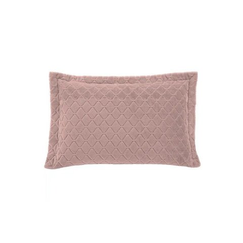 Porta Travesseiro Plush Inove 55cm x 80cm - Hedrons - Rosa Tule