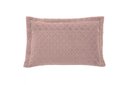 Ver imagem 1 de Porta Travesseiro Plush Inove 55cm x 80cm - Hedrons - Rosa Tule