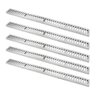 Kit 5 Ralo Grelha Linear Caixilho Alumínio Escovado 10x100cm - 1