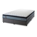 Ver imagem 5 de Conjunto Cama Box Espuma Chicago Cinza Queen 158x198x57