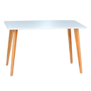 Ver imagem 1 de Mesa Retangular Reta 120x80 Branca