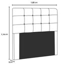 Ver imagem 4 de Cabeceira Clean Cama Box Queen 1,60cm Isis Marrom
