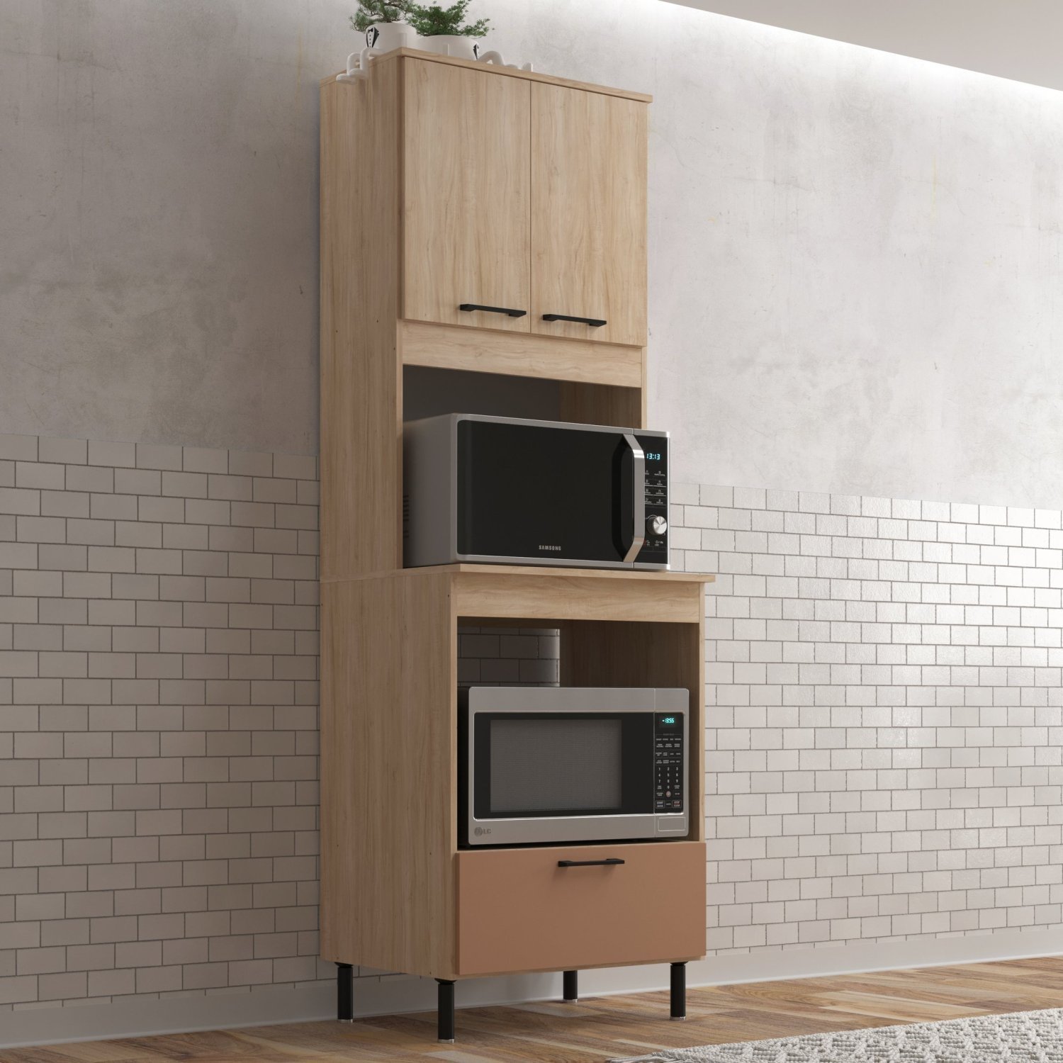 Torre Quente 3 Portas 2 Nichos para Forno Maysa - 1