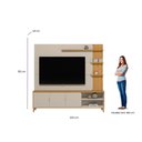 Ver imagem 4 de Estante Home para Tv 70 Polegadas Napoli Linea Brasil