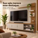 Ver imagem 5 de Estante Home para TV 70 Polegadas Napoli Tauari e Off White