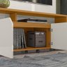 Home Berlim 1,36 Estante Painel Rack TV Até 60 Polegadas Prateleira Nichos 2 Portas MDF Detalhes - 5