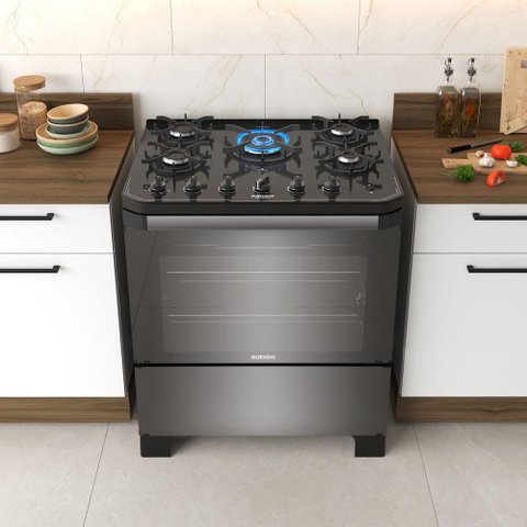 Fogão Itamaster 5 Bocas - Prata Itatiaia