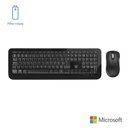 Ver imagem 1 de Kit Teclado e Mouse Microsoft sem Fio 850 Preto Py900021