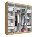 Ver imagem 7 de Guarda-Roupa Casal 4 Portas 2 Gavetas Americano/Provençal Ele e Ela Europa