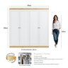 Guarda-Roupa Casal 4 Portas 2 Gavetas Americano/Provençal Ele e Ela Europa - 3