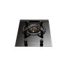 Fogao Cooktop 1q Domino Vetro 38cm Gas Preto Bivolt Dg-1q-38-vt-3zea Elettromec## - 1