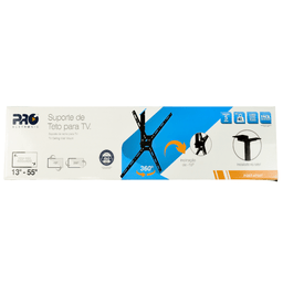 Suporte de Teto com 3 Níveis de Movimento e 360 Graus para Tvs, Lcd e Led 13-55 C/ Inclinação - 5