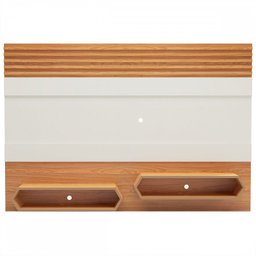 Painel para Tv de até 65" 220cm com 02 Nichos 100% Mdf Pa22 Dalla Costa-freijó/off White - 2
