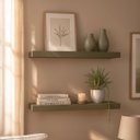 Ver imagem 1 de Kit de 2 Prateleiras 60cm MDF Verde - On Móveis