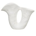 Ver imagem 1 de Vaso Decorativo Cerâmica Off White 22,5x30x13cm