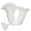 Ver imagem 3 de Vaso Decorativo Cerâmica Off White 22,5x30x13cm