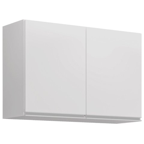 Armário Aéreo de Geladeira 2 Portas 80 Cm Irís Branco