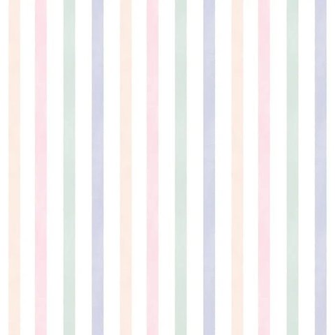 Papel de Parede Infantil SONHOS - 4213 Listas Coloridas