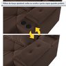 Sofá Retrátil e Reclinável com Entrada USB e Porta Copos 230cm Veneza Yescasa - 2