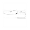 Ver imagem 2 de Faca Yanagiba Tramontina Sushi com Lamina em Aço Inox e Cabo de Nylon 9"