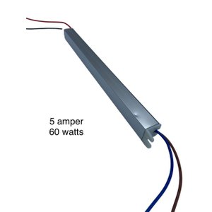 Fonte Perfil Fita Led Slim Bastão Driver 12 Volts:60 Watts 5a
