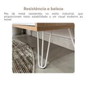 Ver mais imagens de Estante de Livros 90CMX183CM Alta Metal 2 Portas Branco/Carvalho Artany