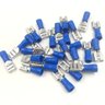 100un Terminal Fêmea Faston Pré-isolado 1,5mm a 2,5mm Azul - 3
