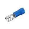 100un Terminal Fêmea Faston Pré-isolado 1,5mm a 2,5mm Azul - 5