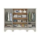 Ver imagem 5 de Cômoda Infantil 125cm 2 Portas com Vidro e 4 Gavetas Ternura Multimóveis MP4480 - Off White