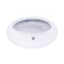 Ver imagem 1 de Vaso Bacia Decorativo Redondo Branco P 9x30 cm - D’Rossi