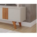 Ver imagem 5 de Rack para Tv até 60 Polegadas Pés Madeira Maciça Linhares Espresso Móveis 100% MDF