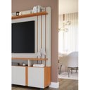 Ver imagem 6 de Estante para TV e Home Theater até 55 Polegadas 100% MDF 160CMX182,5cm 2 Portas Valência Branco