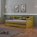 Ver imagem 5 de Bicama Infantil em Madeira Maciça/MDF American Amarelo