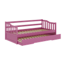 Ver imagem 2 de Bicama Infantil em Madeira Maciça/MDF American Rosa
