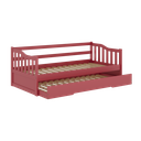 Ver imagem 2 de Bicama Infantil em Madeira Maciça/MDF American Vermelho