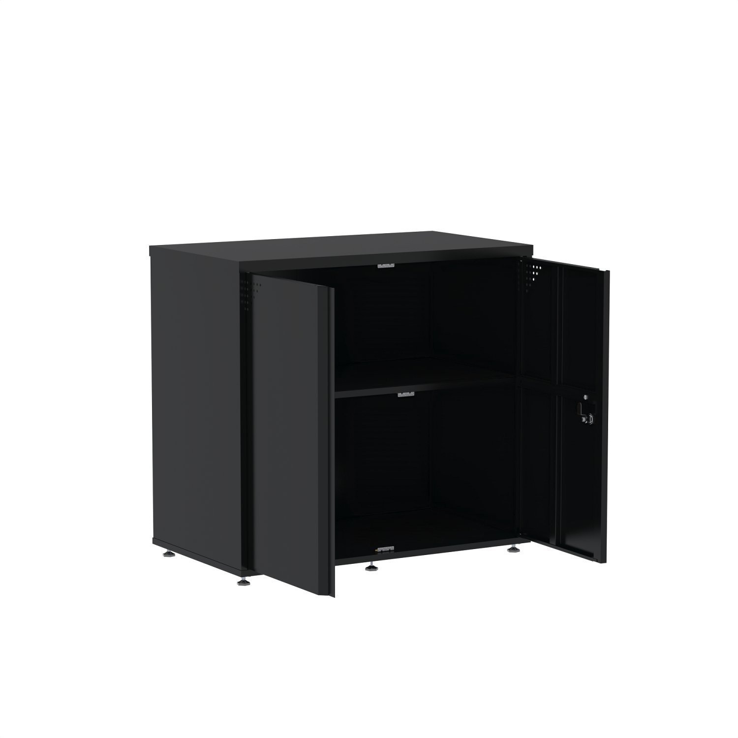 Armário Para Escritório Baixo 2 Portas 74,5x79x45cm Aa745at - 3