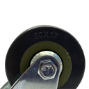 Ver imagem 7 de Rodízio Rodinha Giratório Placa Base Aço Roda Pp Cinza Diâmetro 50mm 2" Altura 75mm