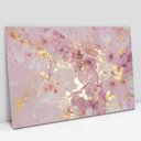 Ver imagem 1 de Quadro Decorativo em Canvas Abstrato Mármore Suave TaColado Borda Infinita 90 x 60cm