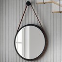 Ver imagem 7 de Balcão Aparador Buffet Vicky Com Espelho Adnet 67cm C05 Noce Milano/Preto - Mpozenato