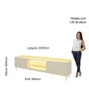 Ver imagem 5 de Rack para TV até 85 Polegadas com LED com Pés Ferro 230cm Splendore Yescasa